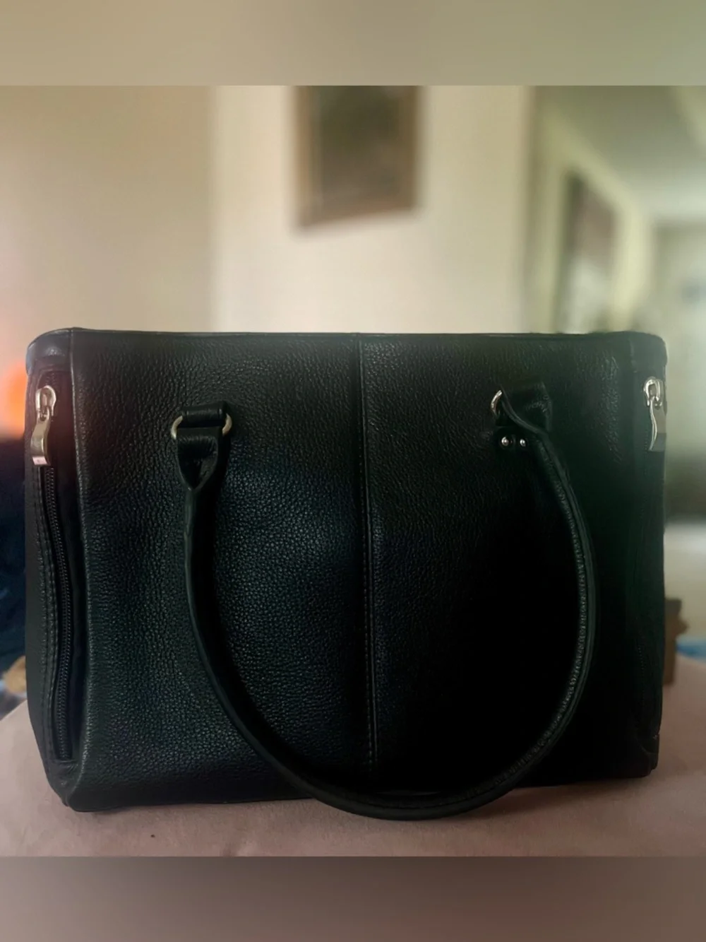 Leather Conceal carry handbag